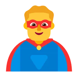 Man Superhero — Microsoft