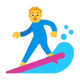 Man Surfing — Microsoft
