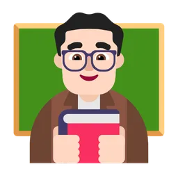 남자 선생님: 밝은 피부 톤 — Microsoft