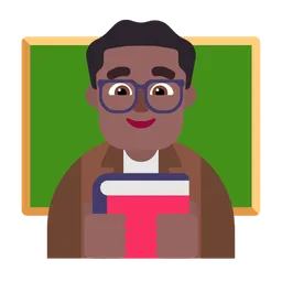 Man Teacher: Medium-Dark Skin Tone — Microsoft