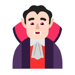 Man Vampire: Light Skin Tone — Microsoft