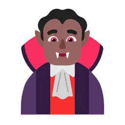 Man Vampire: Medium-Dark Skin Tone — Microsoft