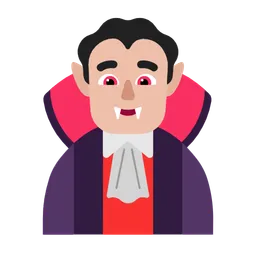 Man Vampire: Medium-Light Skin Tone — Microsoft