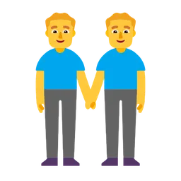 Two Men Holding Hands — Microsoft