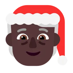 Mx Claus: Dark Skin Tone — Microsoft