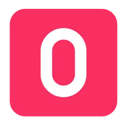 Negative Squared Latin Capital Letter O — Microsoft