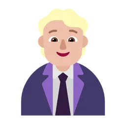 Office Worker: Medium-Light Skin Tone — Microsoft