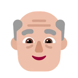 Old Man: Medium-Light Skin Tone — Microsoft