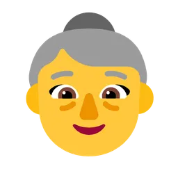 나이든 여성 — Microsoft