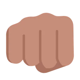 Oncoming Fist: Medium Skin Tone — Microsoft