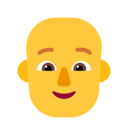 Person: Bald — Microsoft