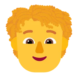 Person: Curly Hair — Microsoft