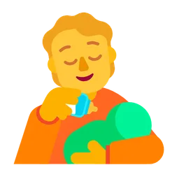 Person Feeding Baby — Microsoft