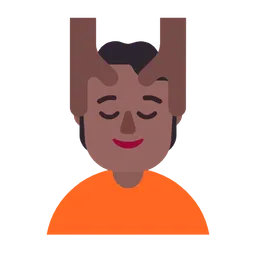 Person Getting Massage: Medium-Dark Skin Tone — Microsoft