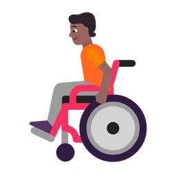 Person in Manual Wheelchair: Medium-Dark Skin Tone — Microsoft