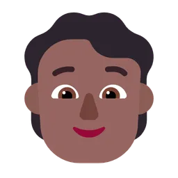 Person: Medium-Dark Skin Tone — Microsoft