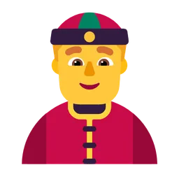 Man with Gua Pi Mao — Microsoft