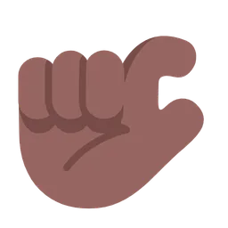 Pinching Hand: Medium-Dark Skin Tone — Microsoft