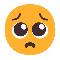 Face with Pleading Eyes — Microsoft