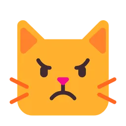 뾰루퉁한 고양이 — Microsoft