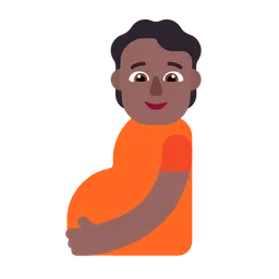 Pregnant Person: Medium-Dark Skin Tone — Microsoft