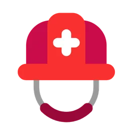 Helmet with White Cross — Microsoft