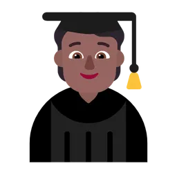 Student: Medium-Dark Skin Tone — Microsoft