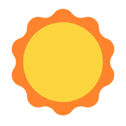 Black Sun with Rays — Microsoft