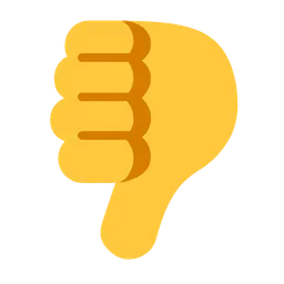 Thumbs Down Sign — Microsoft