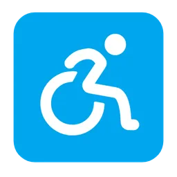 휠체어 기호 — Microsoft