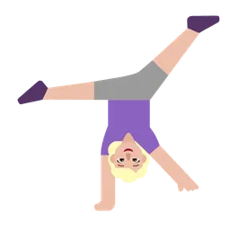 Woman Cartwheeling: Medium-Light Skin Tone — Microsoft