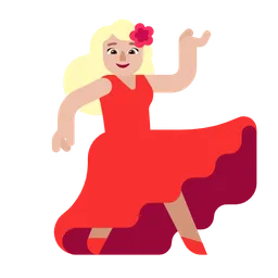 Woman Dancing: Medium-Light Skin Tone — Microsoft