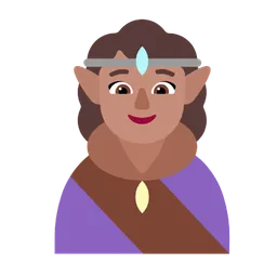 Woman Elf: Medium Skin Tone — Microsoft