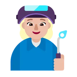 Woman Factory Worker: Medium-Light Skin Tone — Microsoft