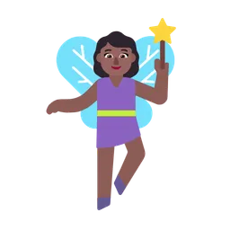 Woman Fairy: Medium-Dark Skin Tone — Microsoft