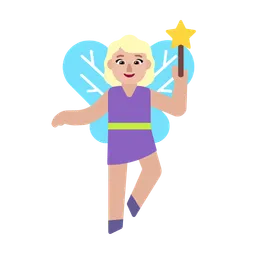 Woman Fairy: Medium-Light Skin Tone — Microsoft
