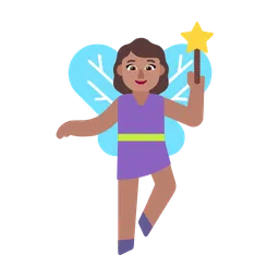 Woman Fairy: Medium Skin Tone — Microsoft