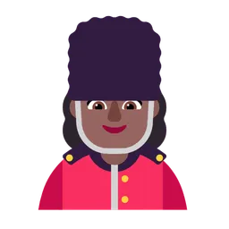 Woman Guard: Medium-Dark Skin Tone — Microsoft