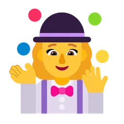 Woman Juggling — Microsoft