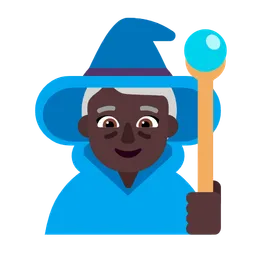 Woman Mage: Dark Skin Tone — Microsoft