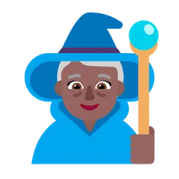 Woman Mage: Medium-Dark Skin Tone — Microsoft