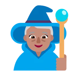 Woman Mage: Medium Skin Tone — Microsoft