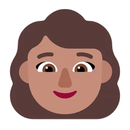 Woman: Medium Skin Tone — Microsoft