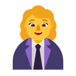 여성 직장인 — Microsoft