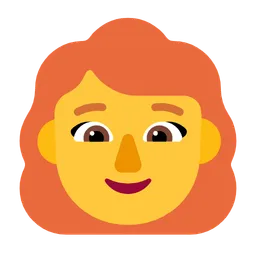 Woman: Red Hair — Microsoft