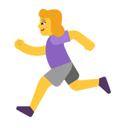 Woman Running — Microsoft