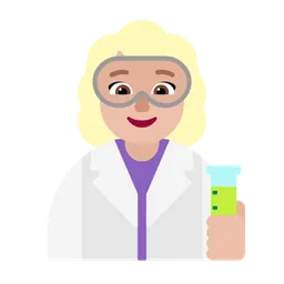 Woman Scientist: Medium-Light Skin Tone — Microsoft