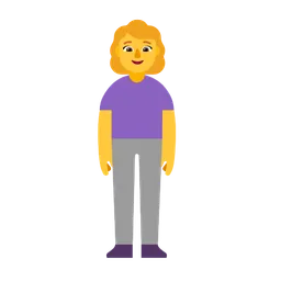 Woman Standing — Microsoft