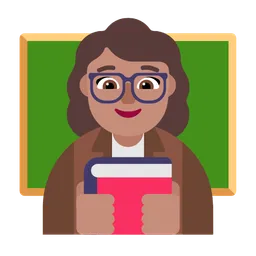 Woman Teacher: Medium Skin Tone — Microsoft