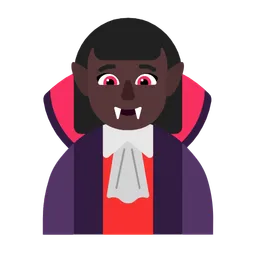 Woman Vampire: Dark Skin Tone — Microsoft